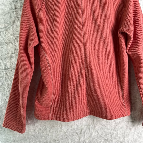 Patagonia Vintage Synchilla Women M Pink Lightweight Ribbed Terry Fleece Jacket - Picture 12 of 16